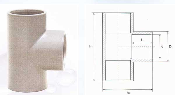 pvc tee fittings