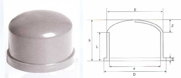 Pressure Pipe Fittings - End Cap (U-PVC)